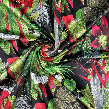Luxury Printed Velvet Upholstery Fabric – Heavyweight Soft Durable Velvet 58" (148cm) Wide Furnishing Fabric – 15M Roll