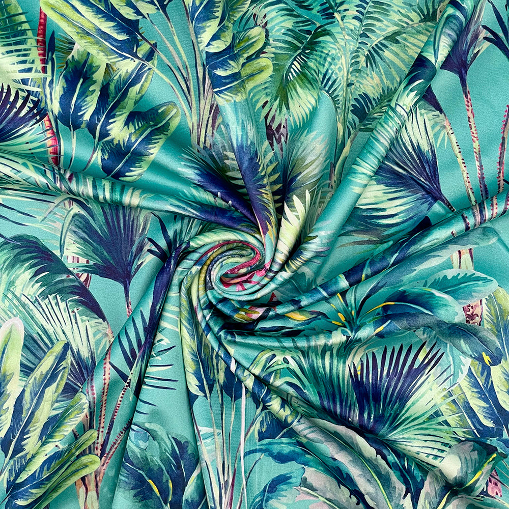 Luxury Printed Velvet Upholstery Fabric | Heavyweight Soft Durable Velvet 58