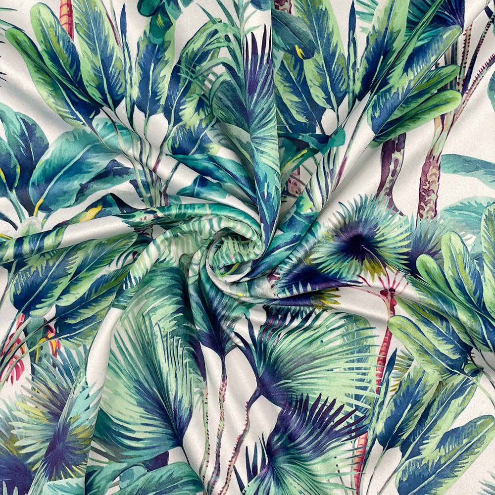 Luxury Printed Velvet Upholstery Fabric | Heavyweight Soft Durable Velvet 58