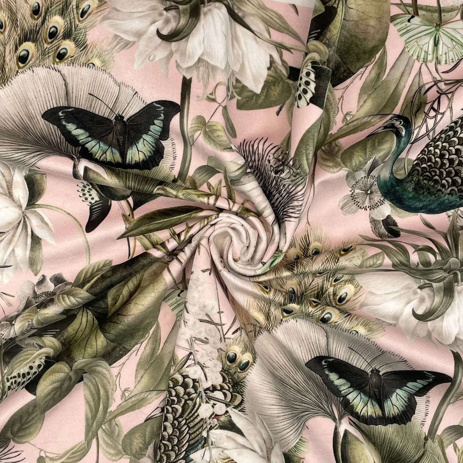 Luxury Printed Velvet Upholstery Fabric – Heavyweight Soft Durable Velvet 58" (148cm) Wide Furnishing Fabric – 15M Roll