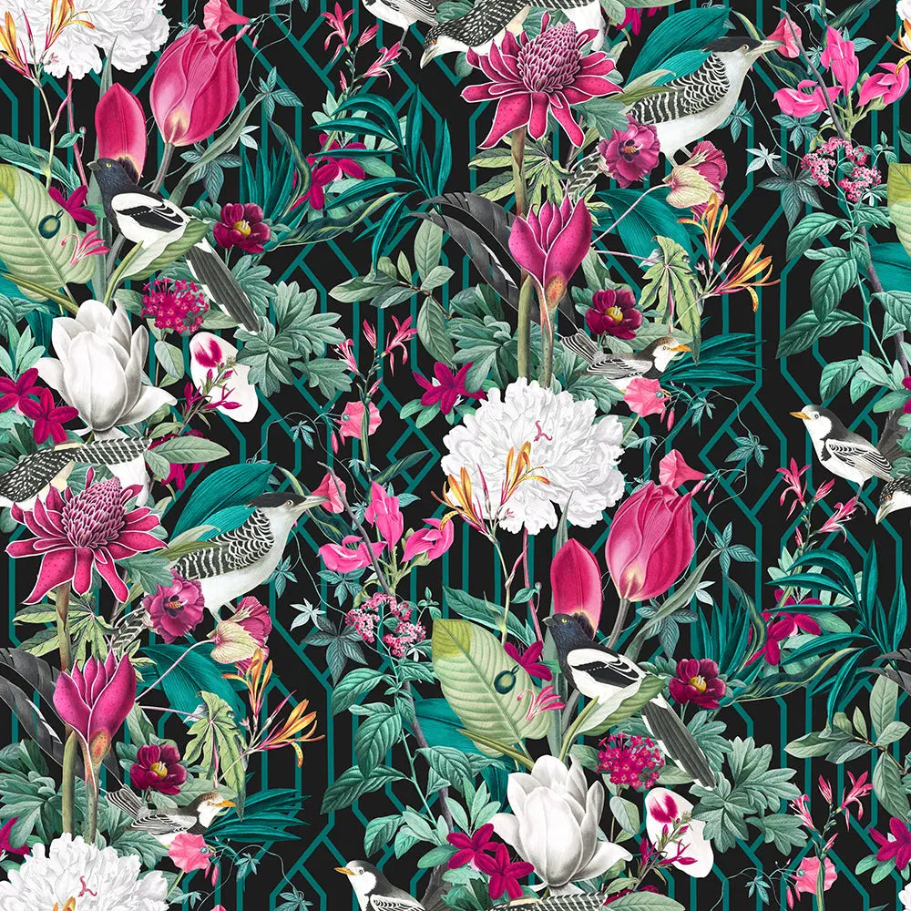 Luxury Printed Velvet Upholstery Fabric – Heavyweight Soft Durable Velvet 58" (148cm) Wide Furnishing Fabric – 15M Roll