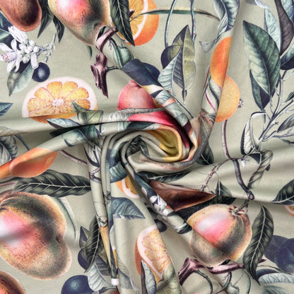 Luxury Printed Velvet Upholstery Fabric | Heavyweight Soft Durable Velvet 58" (148cm) Wide Home Furnishing Fabric – Sold by the Meter