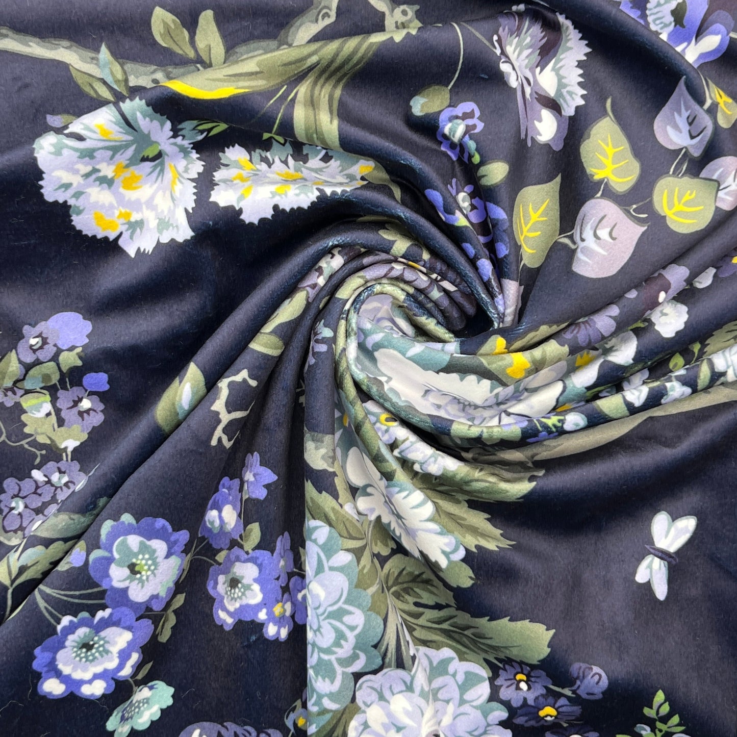 Luxury Printed Velvet Upholstery Fabric | Heavyweight Soft Durable Velvet 58" (148cm) Wide Home Furnishing Fabric – Sold by the Meter