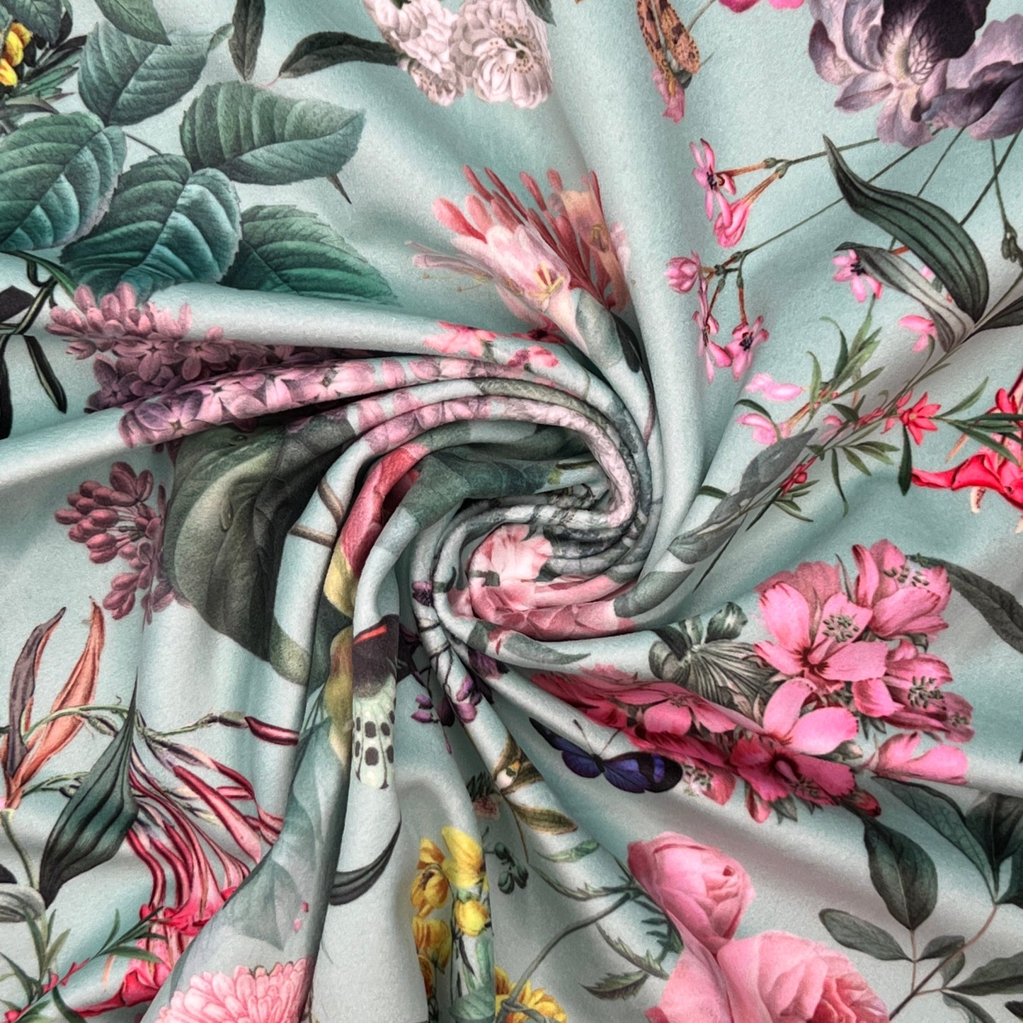 Luxury Printed Velvet Upholstery Fabric | Heavyweight Soft Durable Velvet 58" (148cm) Wide Home Furnishing Fabric – Sold by the Meter