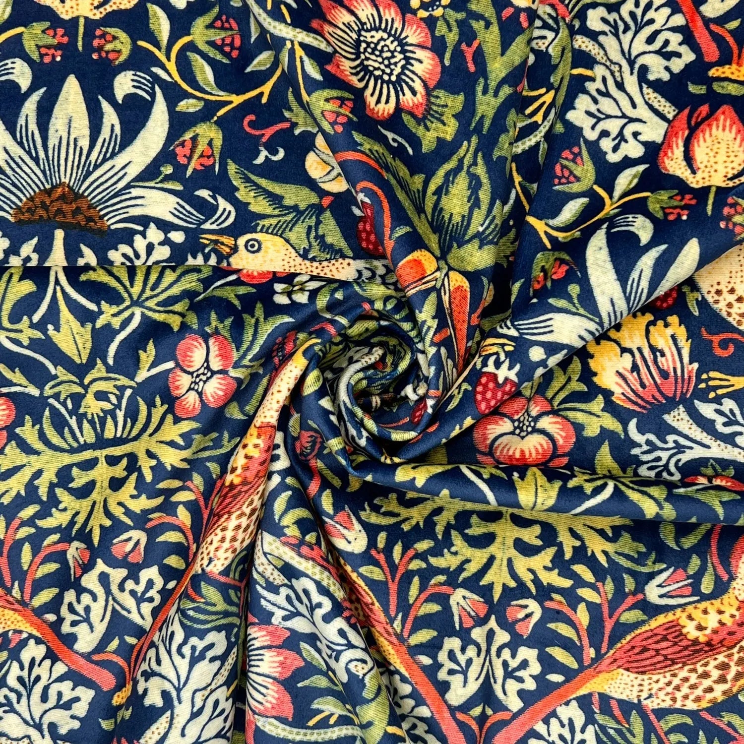 Luxury Printed Velvet Upholstery Fabric – Heavyweight Soft Durable Velvet 58" (148cm) Wide Furnishing Fabric – 15M Roll