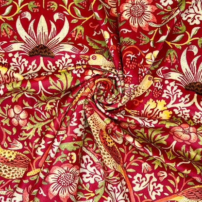 Luxury Printed Velvet Upholstery Fabric – Heavyweight Soft Durable Velvet 58" (148cm) Wide Furnishing Fabric – 15M Roll