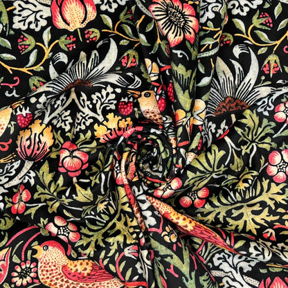 Luxury Printed Velvet Upholstery Fabric – Heavyweight Soft Durable Velvet 58" (148cm) Wide Furnishing Fabric – 15M Roll