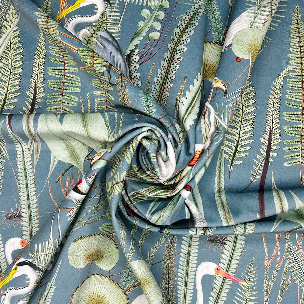 Luxury Printed Velvet Upholstery Fabric | Heavyweight Soft Durable Velvet 58