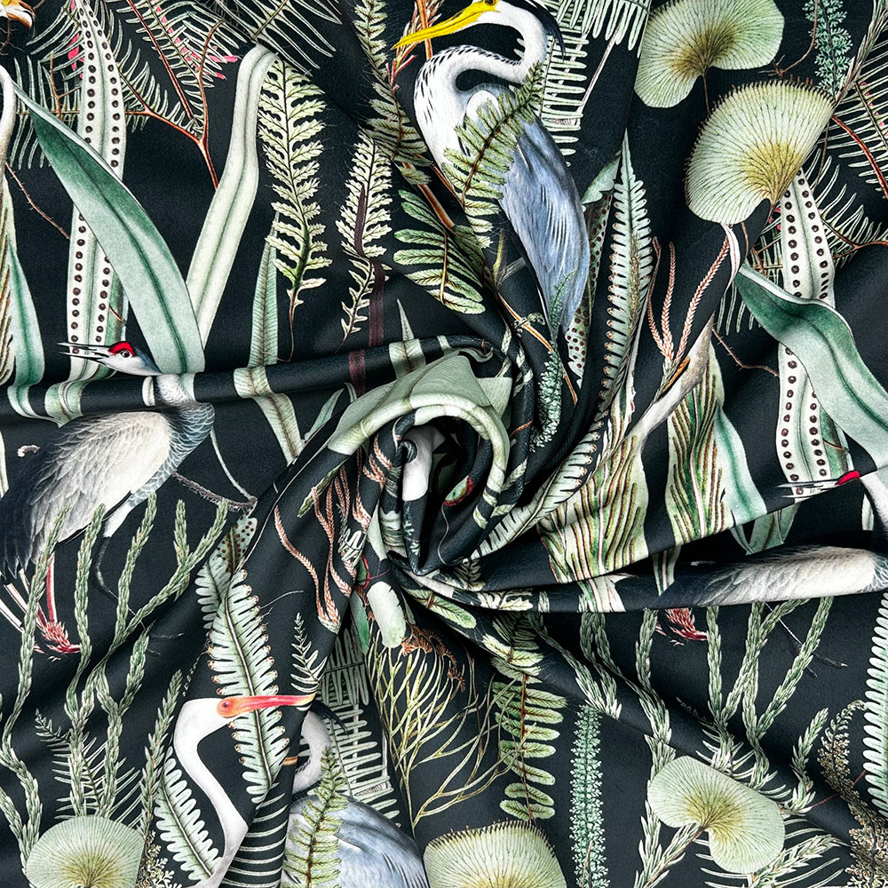 Luxury Printed Velvet Upholstery Fabric | Heavyweight Soft Durable Velvet 58