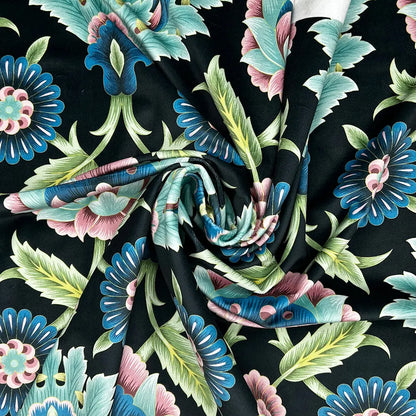 Luxury Printed Velvet Upholstery Fabric | Heavyweight Soft Durable Velvet 58" (148cm) Wide Home Furnishing Fabric – Sold by the Meter