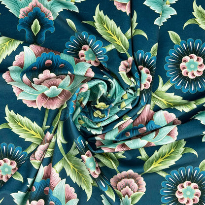 Luxury Printed Velvet Upholstery Fabric | Heavyweight Soft Durable Velvet 58" (148cm) Wide Home Furnishing Fabric – Sold by the Meter