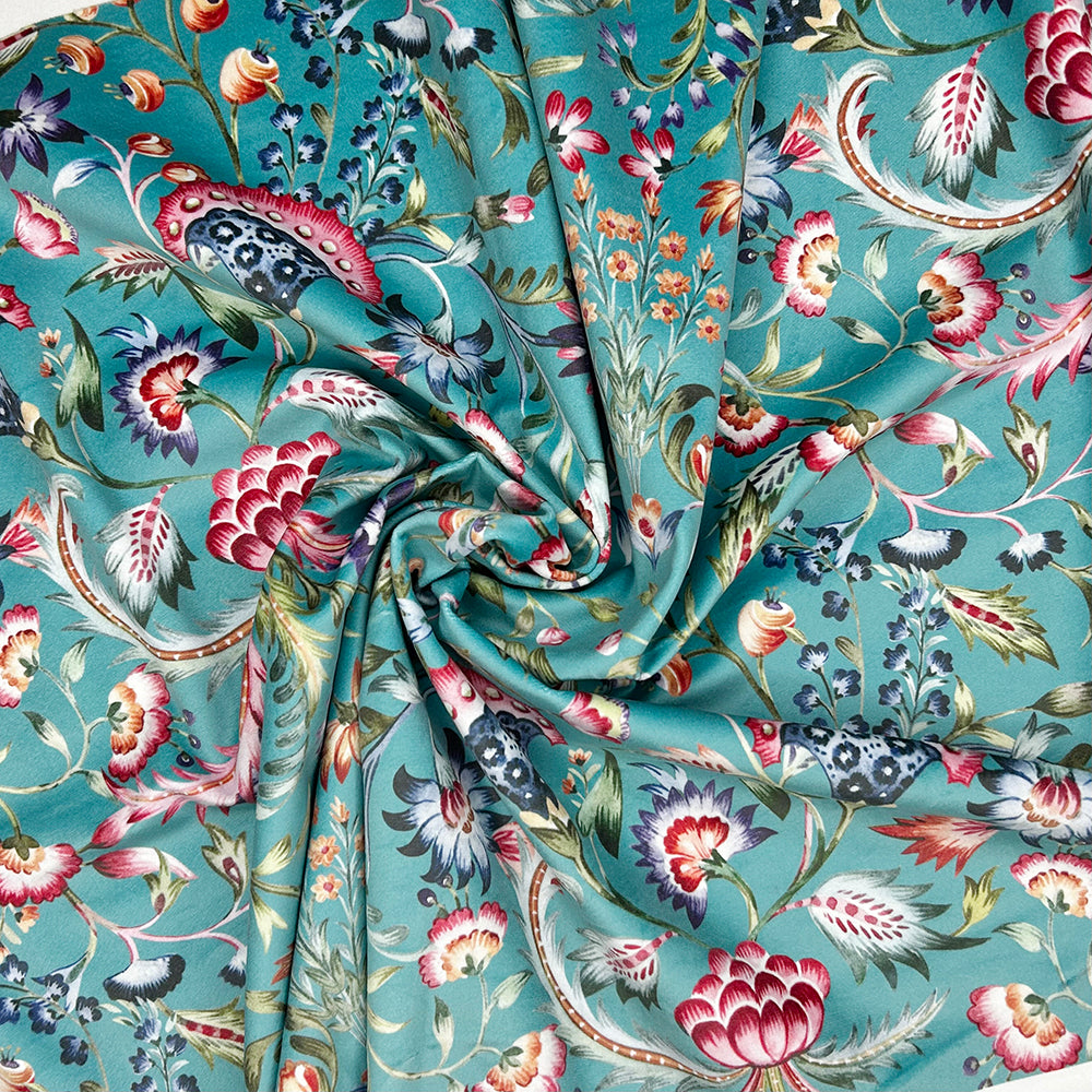 Luxury Printed Velvet Upholstery Fabric | Heavyweight Soft Durable Velvet 58" (148cm) Wide Home Furnishing Fabric – Sold by the Meter