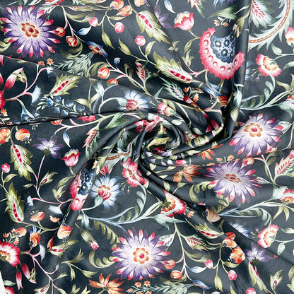 Luxury Printed Velvet Upholstery Fabric | Heavyweight Soft Durable Velvet 58" (148cm) Wide Home Furnishing Fabric – Sold by the Meter