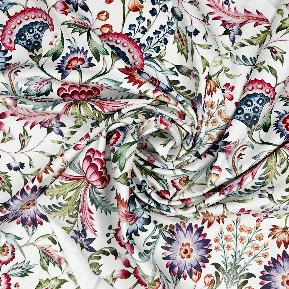 Luxury Printed Velvet Upholstery Fabric | Heavyweight Soft Durable Velvet 58