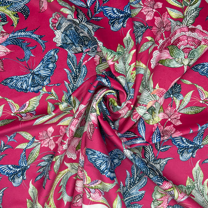 Luxury Printed Velvet Upholstery Fabric | Heavyweight Soft Durable Velvet 58" (148cm) Wide Home Furnishing Fabric – Sold by the Meter