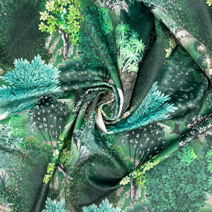 Luxury Printed Velvet Upholstery Fabric | Heavyweight Soft Durable Velvet 58" (148cm) Wide Home Furnishing Fabric – Sold by the Meter