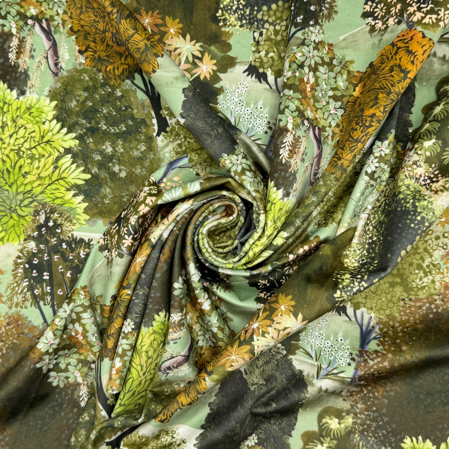 Luxury Printed Velvet Upholstery Fabric | Heavyweight Soft Durable Velvet 58