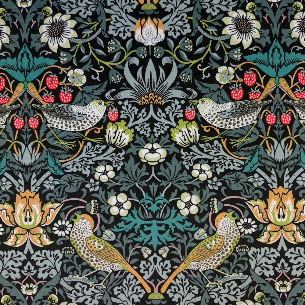 Luxury Printed Velvet Upholstery Fabric | Heavyweight Soft Durable Velvet 58