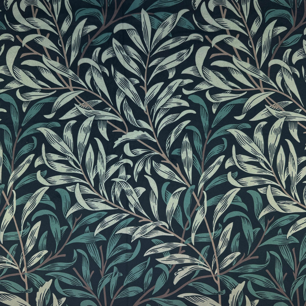 Luxury Printed Velvet Upholstery Fabric | Heavyweight Soft Durable Velvet 58" (148cm) Wide Home Furnishing Fabric – Sold by the Meter