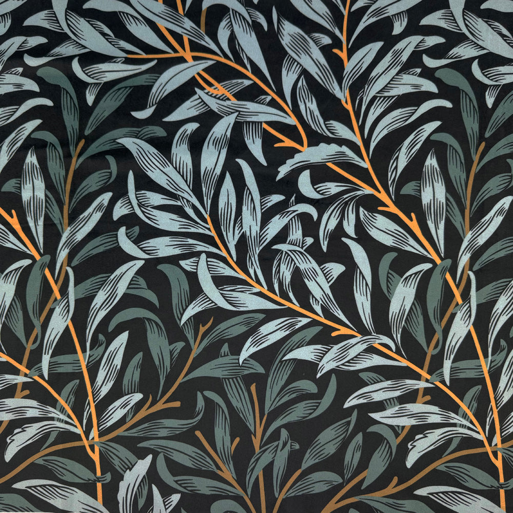 Luxury Printed Velvet Upholstery Fabric | Heavyweight Soft Durable Velvet 58" (148cm) Wide Home Furnishing Fabric – Sold by the Meter