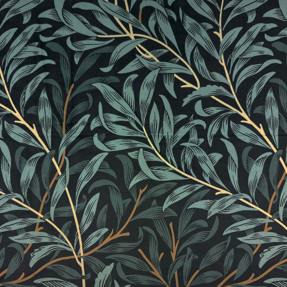 Luxury Printed Velvet Upholstery Fabric | Heavyweight Soft Durable Velvet 58