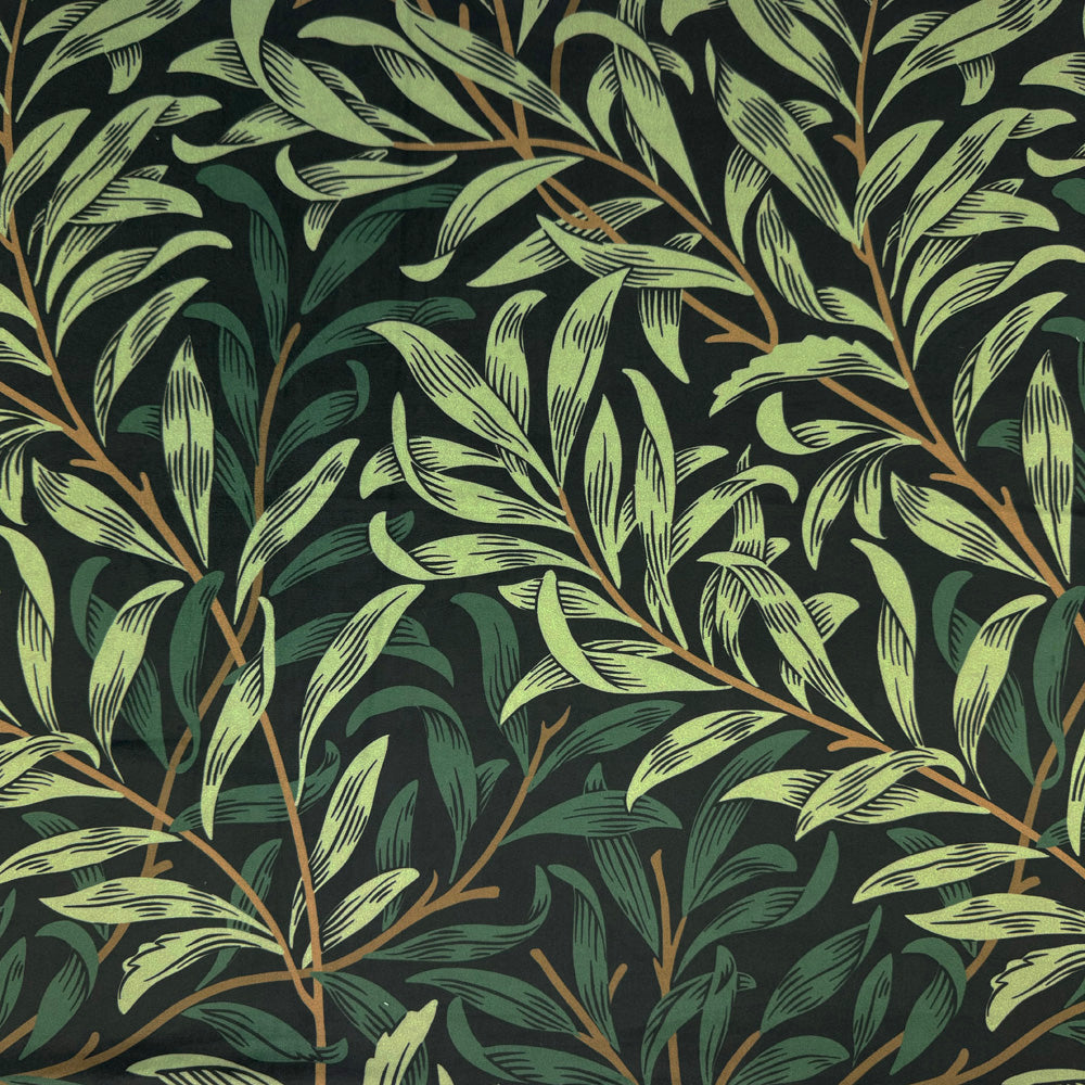 Luxury Printed Velvet Upholstery Fabric | Heavyweight Soft Durable Velvet 58" (148cm) Wide Home Furnishing Fabric – Sold by the Meter