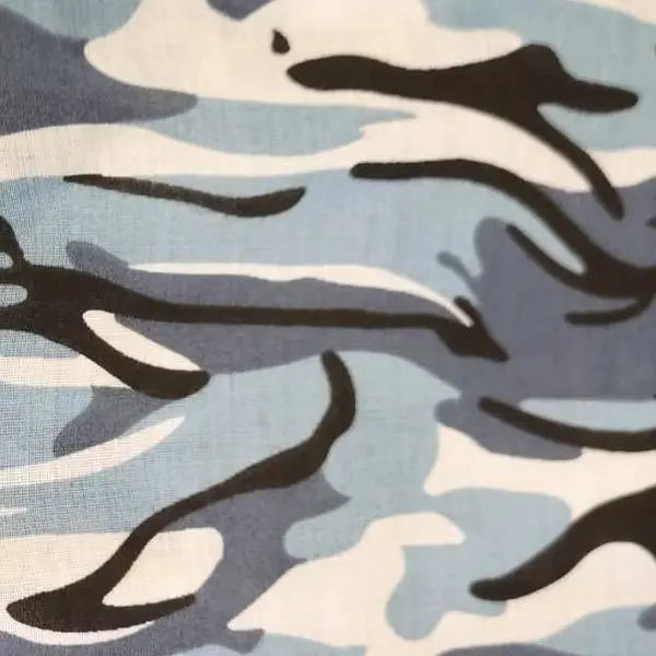 Camouflage Printed Polycotton Fabric | 44