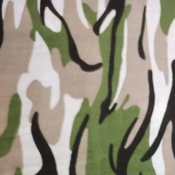 Camouflage Printed Polycotton Fabric | 44" (112cm) Wide Dressmaking & Craft Material – Sold by the Metre