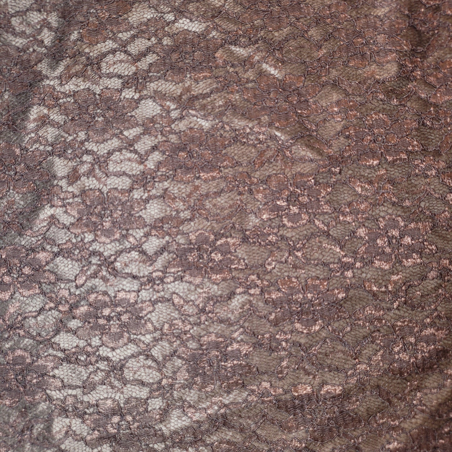 Premium Satin Bonded Lace Fabric – 58" Wide Designer Dress & Craft Material by the Meter