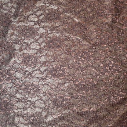Premium Satin Bonded Lace Fabric – 58" Wide Designer Dress & Craft Material by the Meter