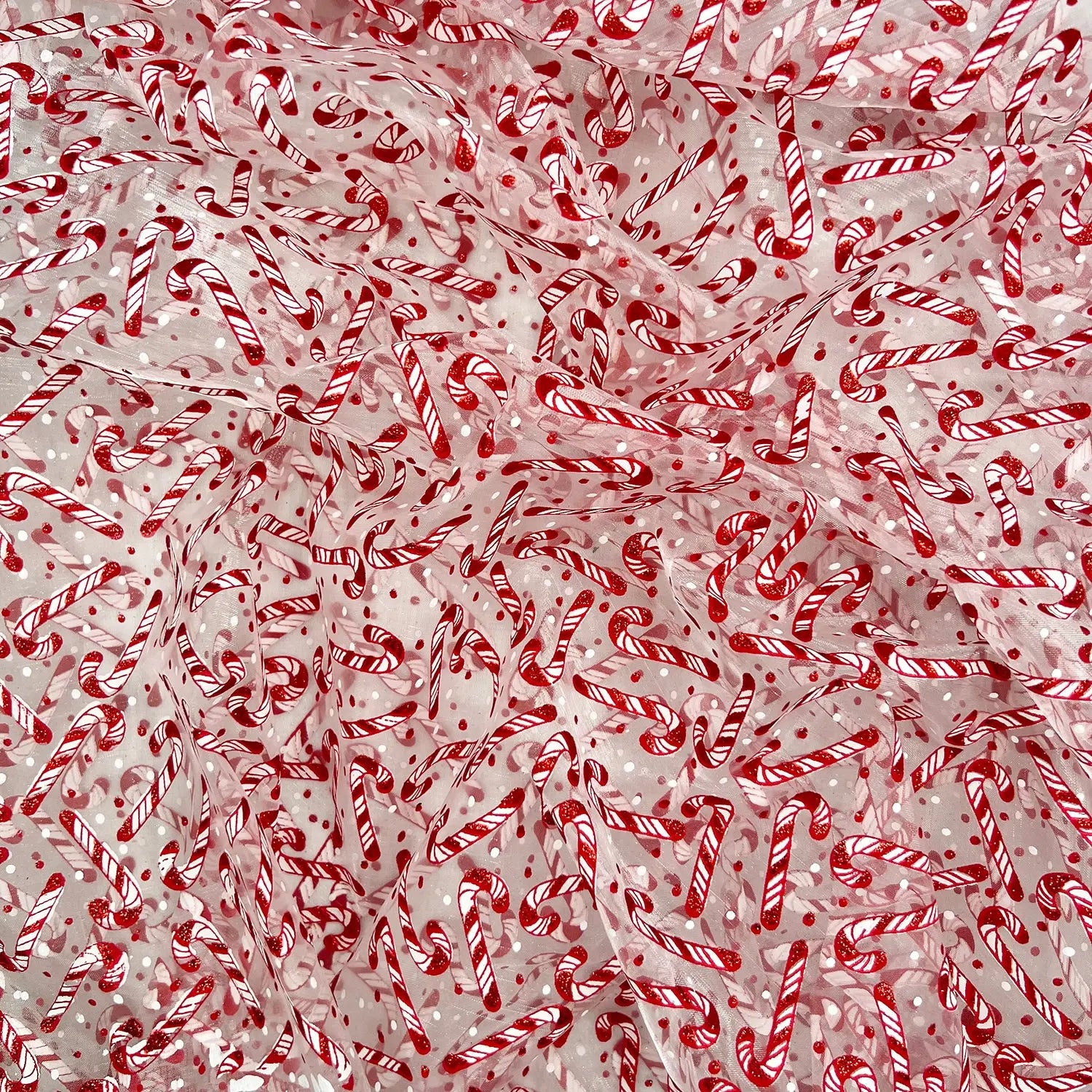 Organza Foil Fabric | Patterned & Christmas Foil 59