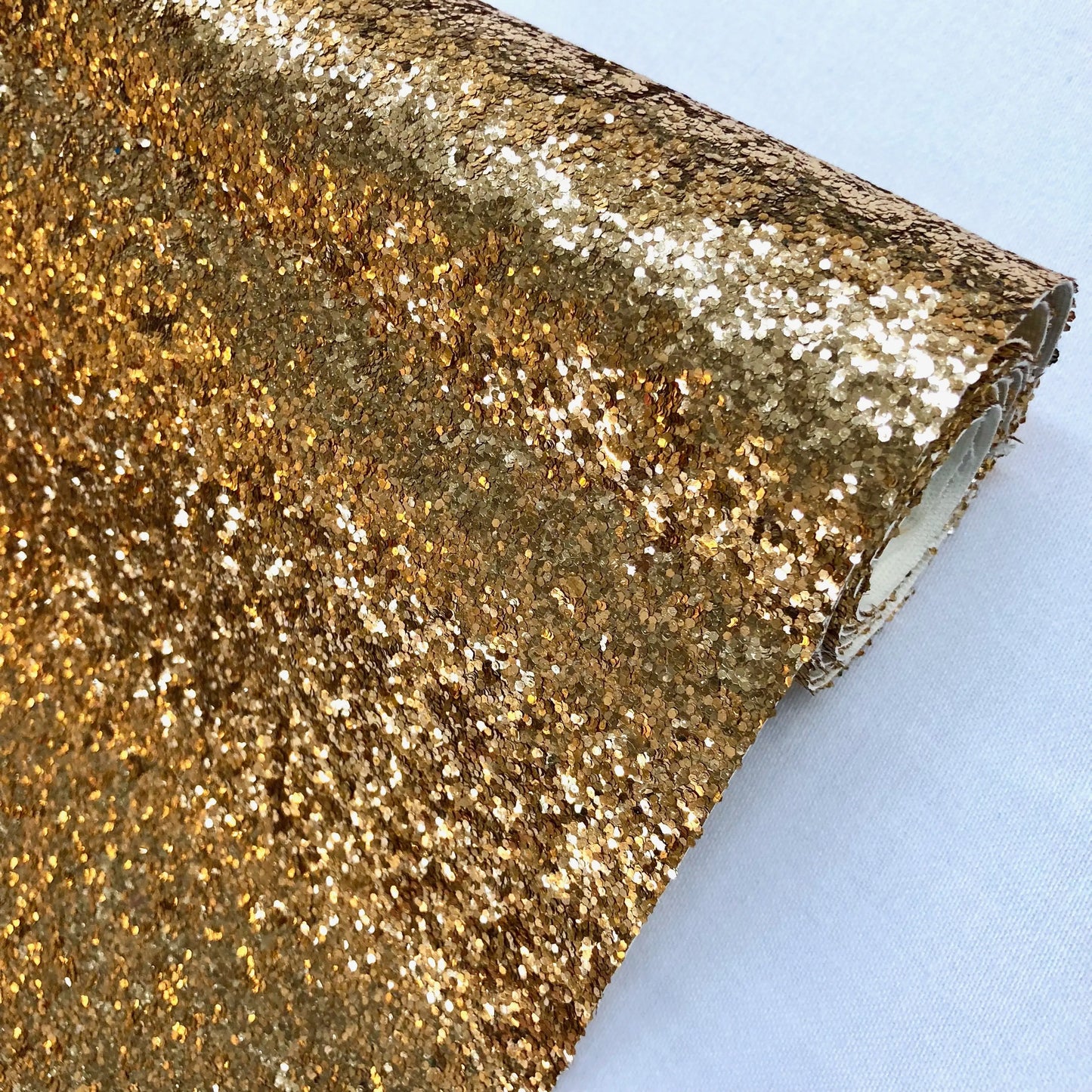 Chunky Glitter Leatherette Fabric – Heavyweight Faux Leather 55" (140cm) Wide | 12.5 Metre Roll