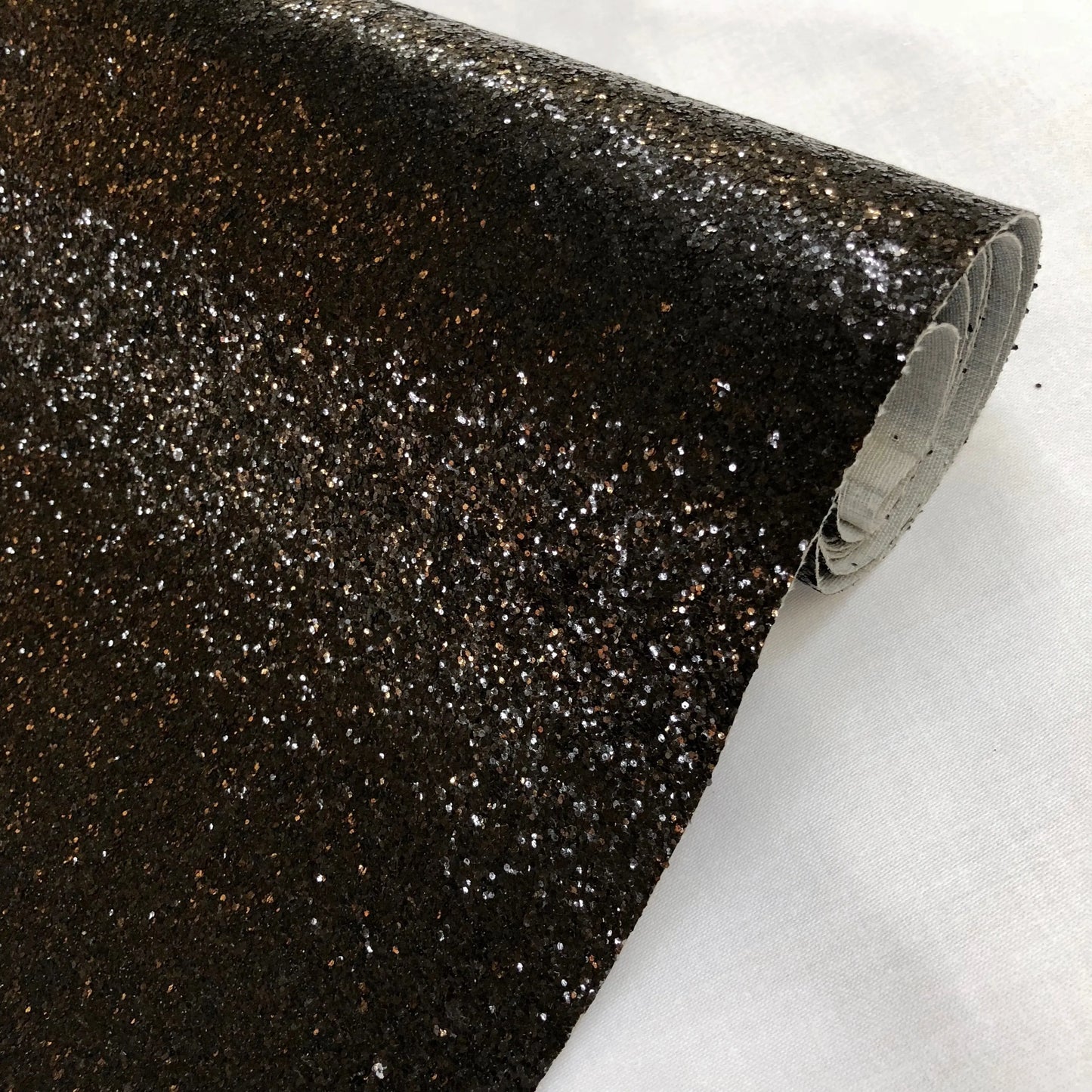 Chunky Glitter Leatherette Fabric – Heavyweight Faux Leather 55" (140cm) Wide | 12.5 Metre Roll