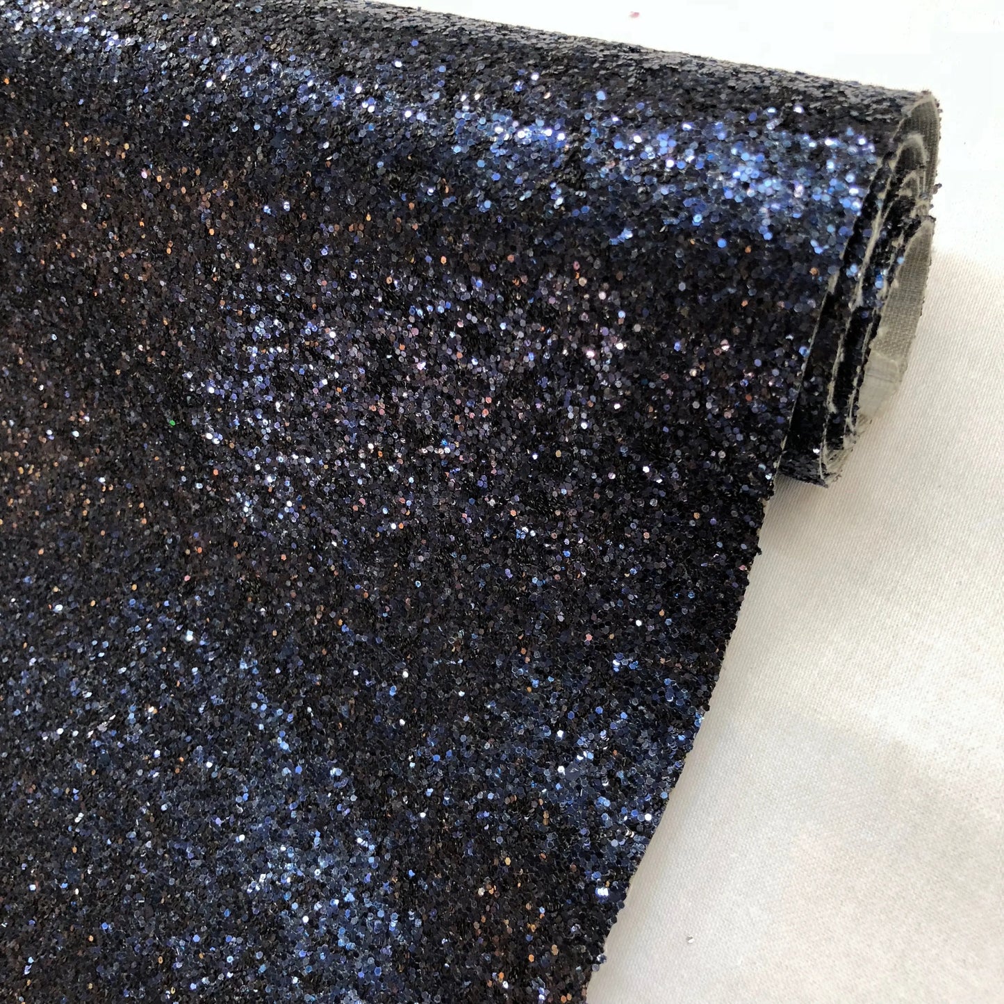 Chunky Glitter Leatherette Fabric – Heavyweight Faux Leather 55" (140cm) Wide | 12.5 Metre Roll
