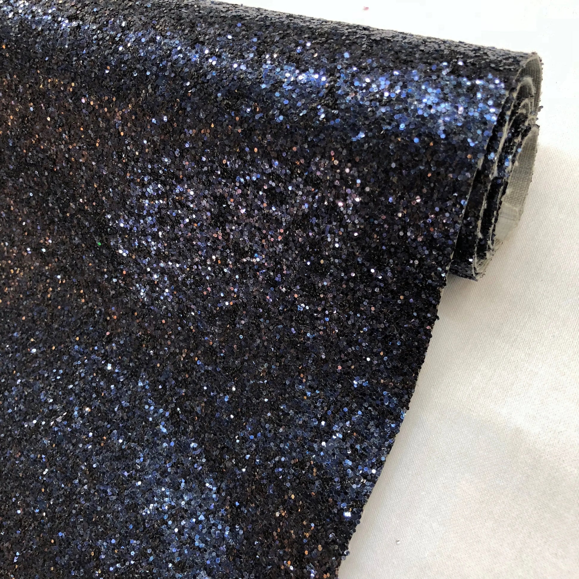 Chunky Glitter Leatherette Fabric – Heavyweight Faux Leather 55" (140cm) Wide | 12.5 Metre Roll