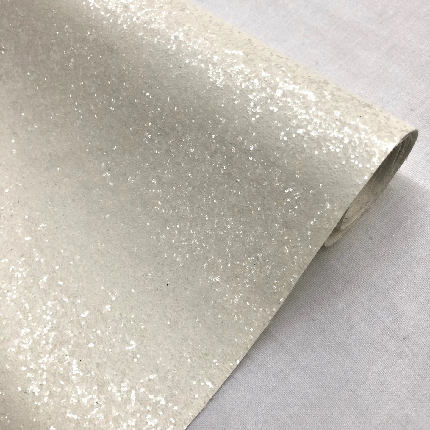 Chunky Glitter Leatherette Fabric – Heavyweight Faux Leather 55" (140cm) Wide | 12.5 Metre Roll