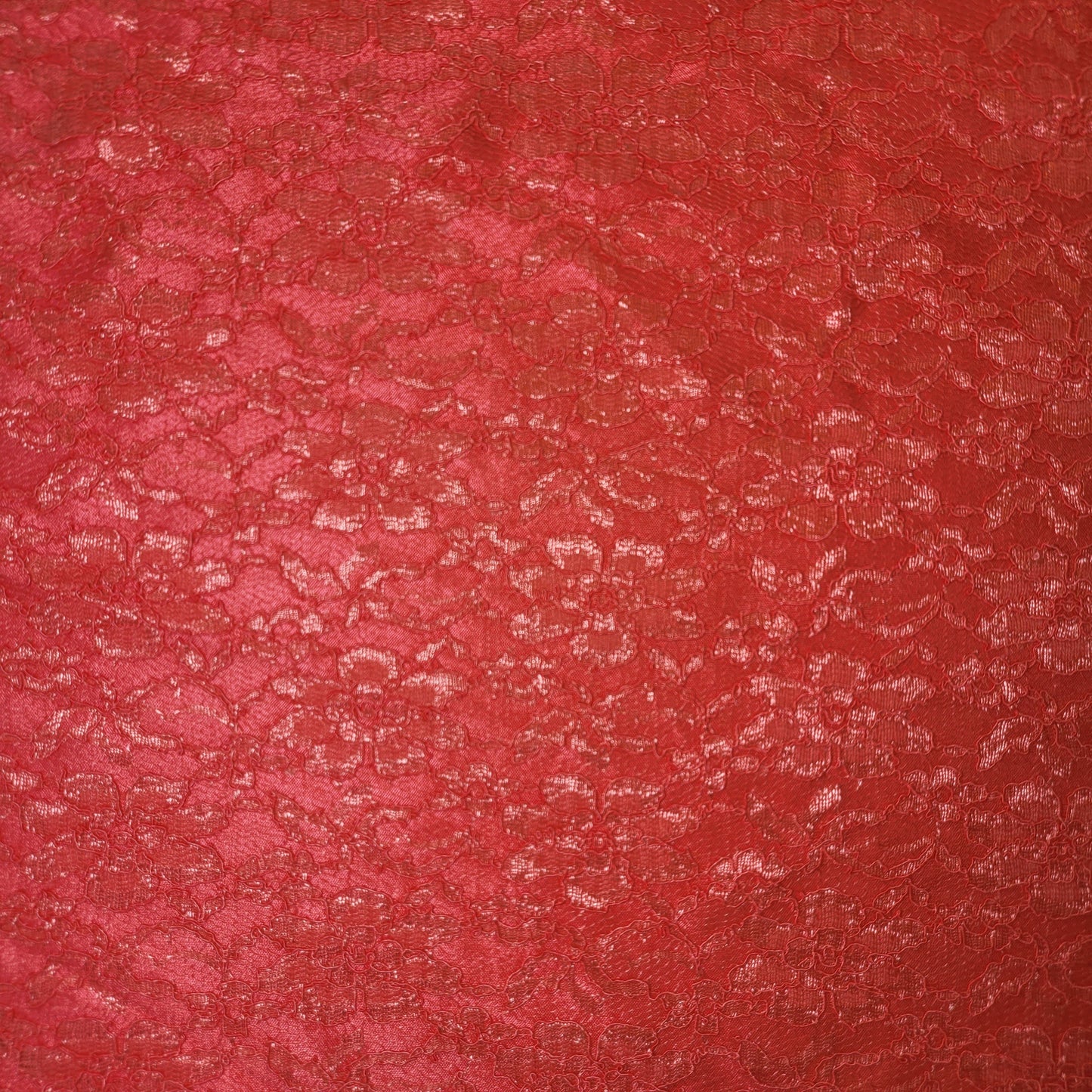 Premium Satin Bonded Lace Fabric – 58" Wide Designer Dress & Craft Material by the Meter