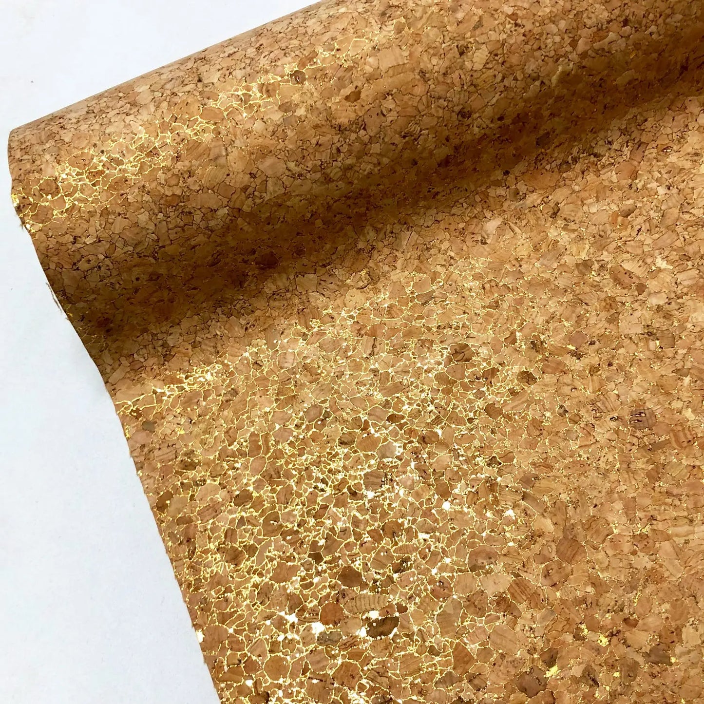 Cork PU Vinyl Fabric | Vegan Friendly Cork Vinyl 140cm Wide