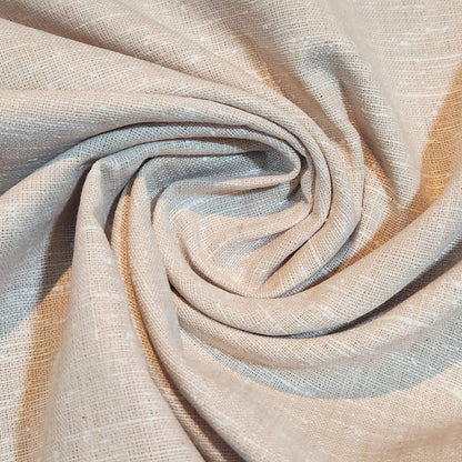 100% Natural Cotton Linen Fabric Soft Mélange Dress Craft Quilting Material 44"