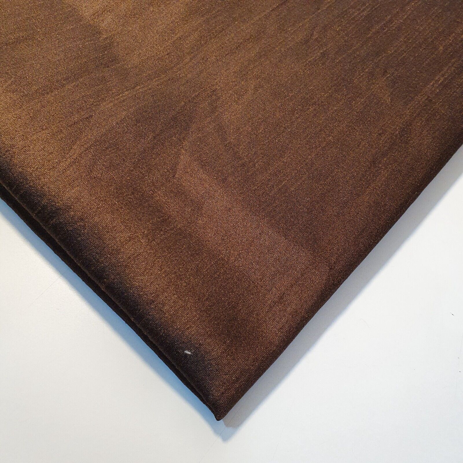 Plain Slub Faux Dupion Raw Silk Fabric – 100% Polyester – 44