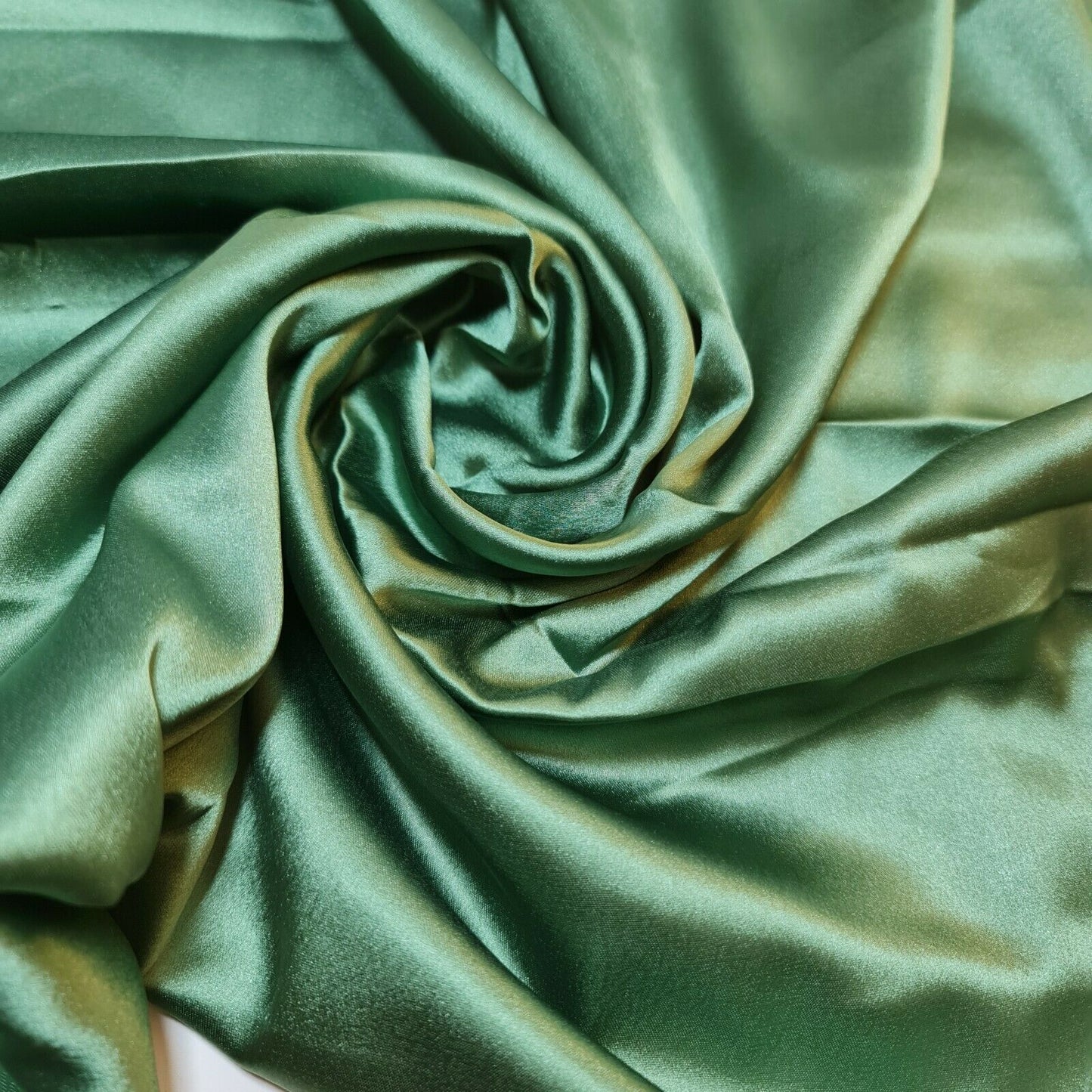 Satin Charmeuse Glossy Silky Polyester Fabric – 44" Wide – Bridal Dress, Craft & Event Material – 23m Bolt/Roll