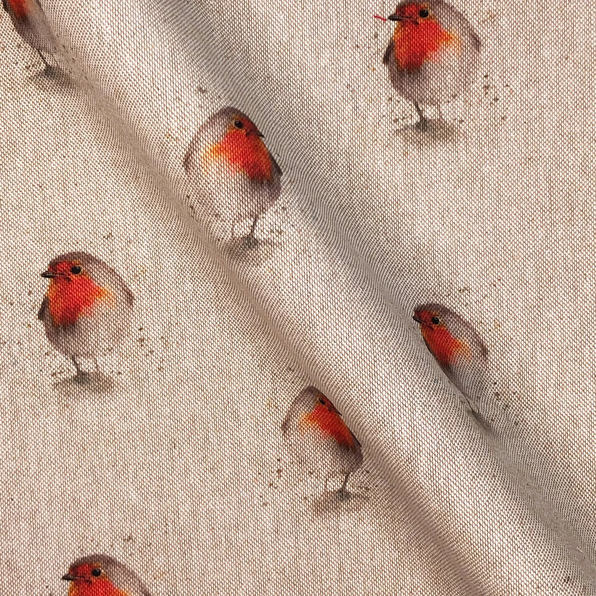 Cotton Rich Linen Look Digitally Printed Panama Fabric | 55" (140cm) Wide 200gsm Craft & Home Décor Material – Sold by the Meter