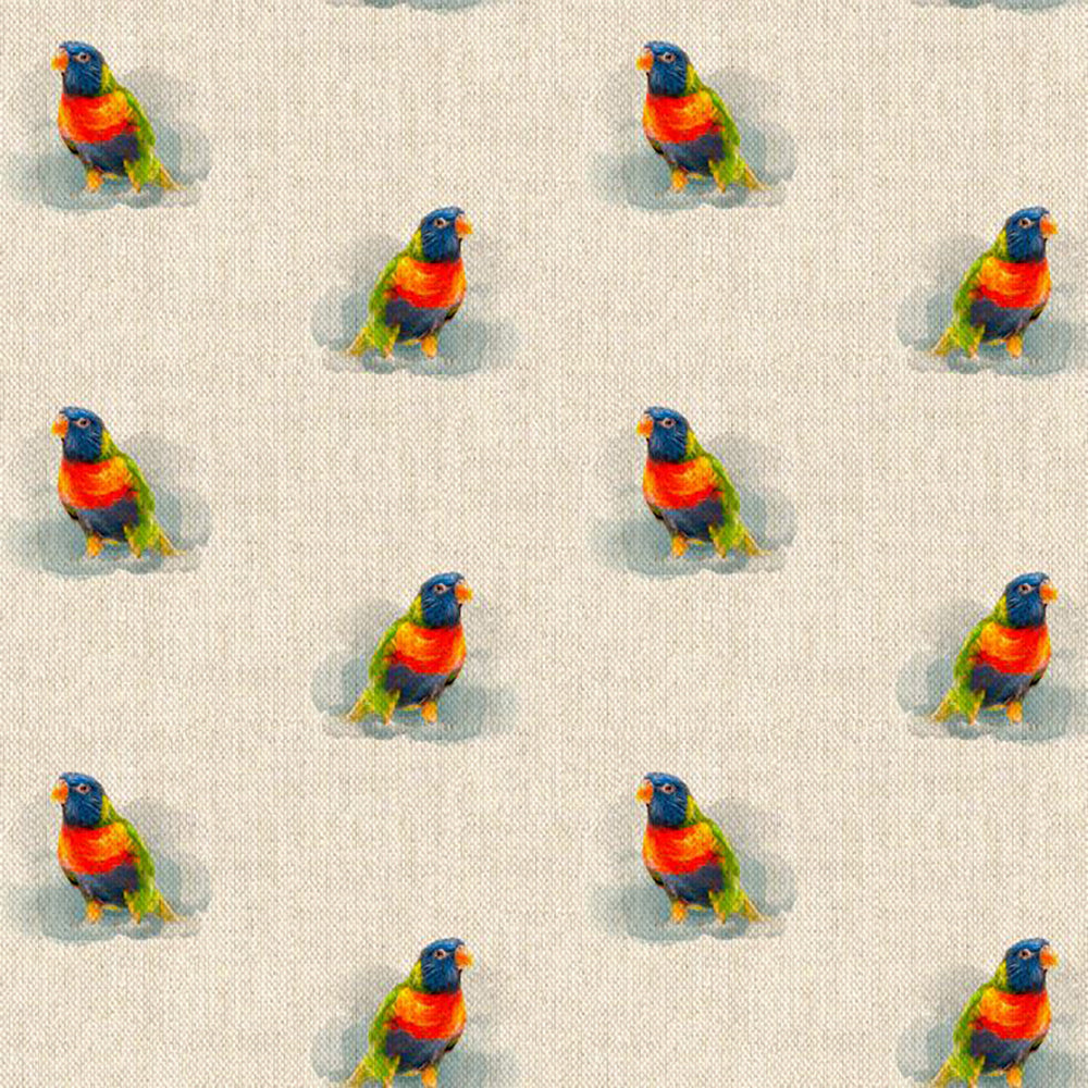 Cotton Rich Linen Look Digitally Printed Panama Fabric | 55