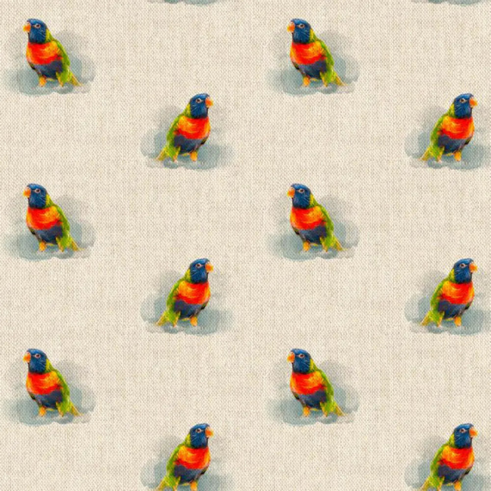Cotton Rich Linen Look Digitally Printed Panama Fabric | 55" (140cm) Wide 200gsm Craft & Home Décor Material – Sold by the Meter