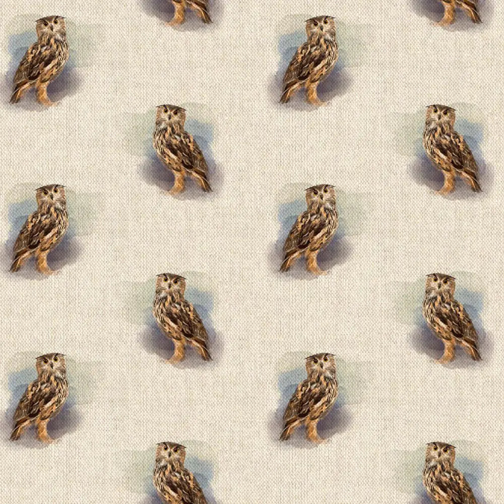 Cotton Rich Linen Look Digitally Printed Panama Fabric | 55" (140cm) Wide 200gsm Craft & Home Décor Material – Sold by the Meter