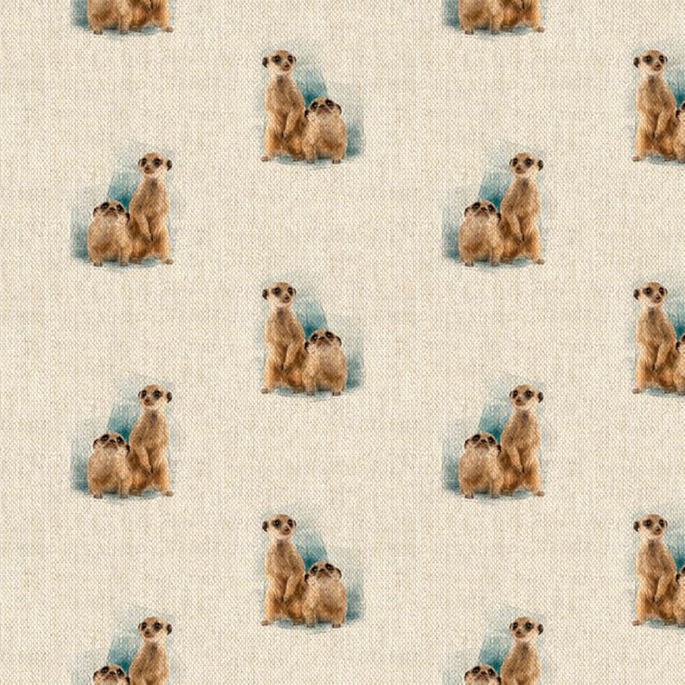 Cotton Rich Linen Look Digitally Printed Panama Fabric | 55" (140cm) Wide 200gsm Craft & Home Décor Material – Sold by the Meter