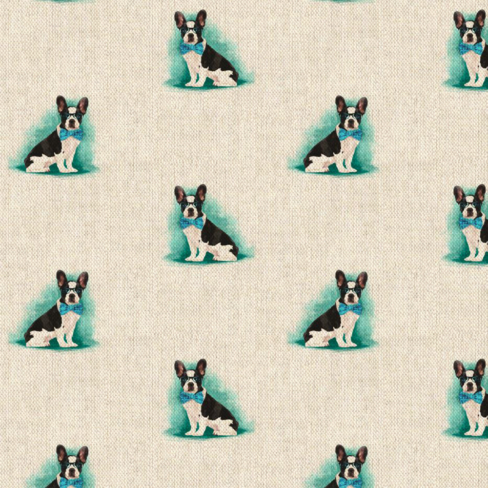 Cotton Rich Linen Look Digitally Printed Panama Fabric | 55" (140cm) Wide 200gsm Craft & Home Décor Material – Sold by the Meter