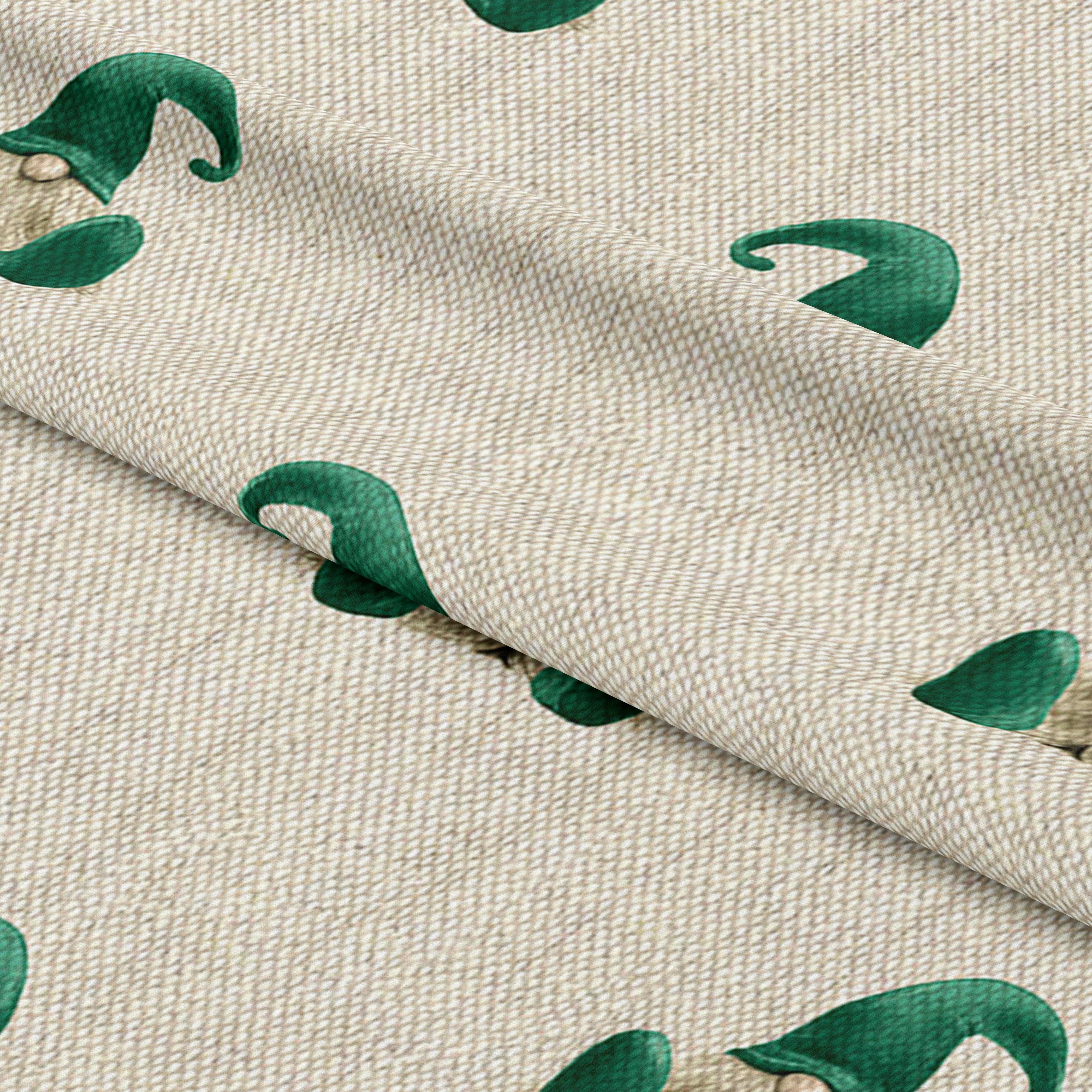 Cotton Rich Linen Look Digitally Printed Panama Fabric | 55