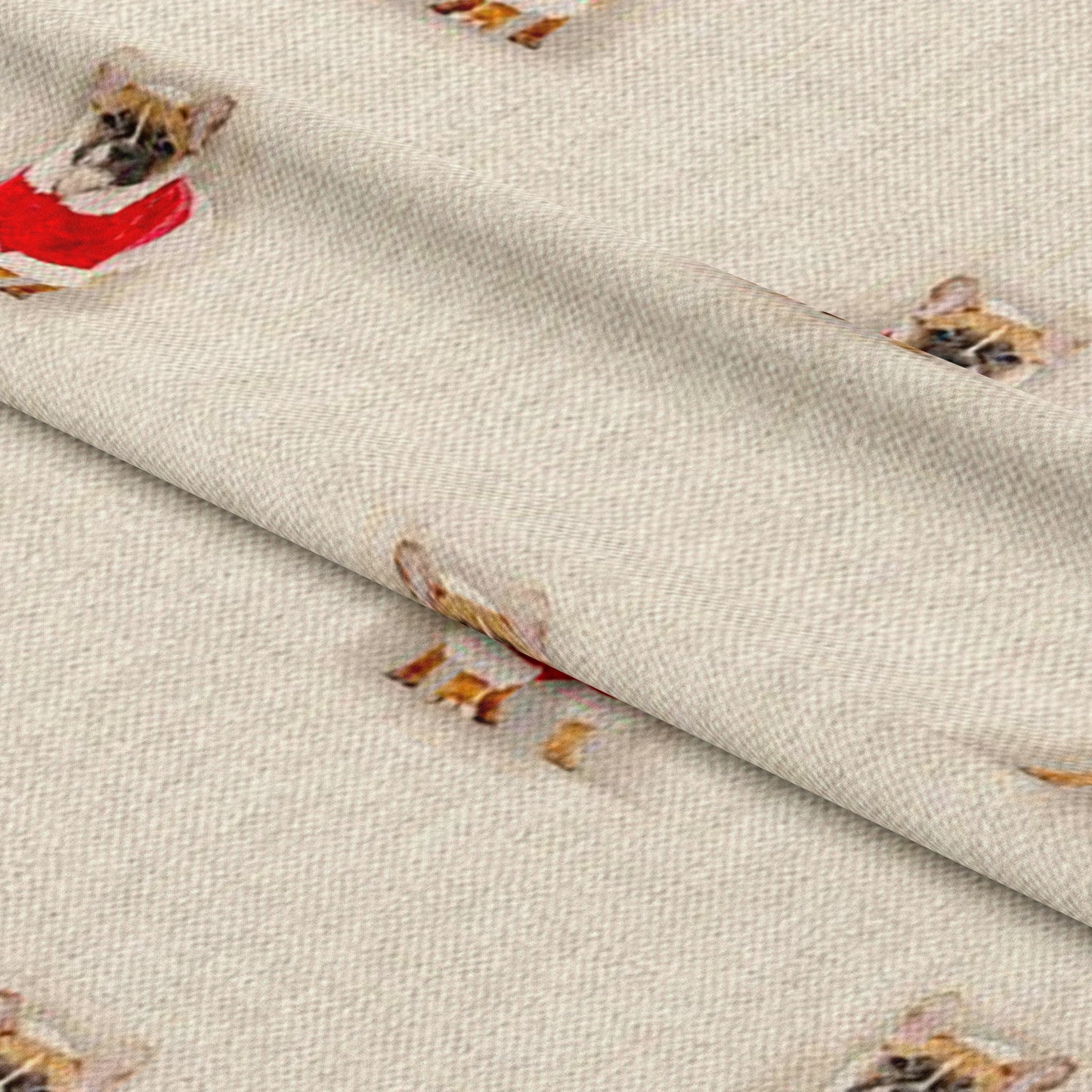 Cotton Rich Linen Look Digitally Printed Panama Fabric | 55" (140cm) Wide 200gsm Craft & Home Décor Material – Sold by the Meter