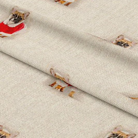 Christmas French Bull Dog All Over (DCA053)